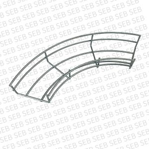 Curva Horizontal 90º Calha Aramada SEB BRASIL